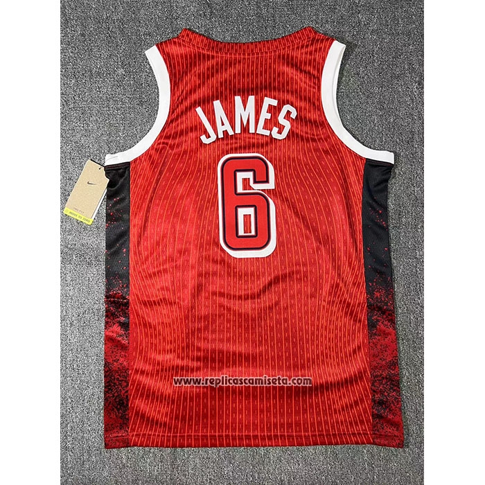 Camiseta USA 2024 LeBron James #6 Juegos Olimpicos Rojo